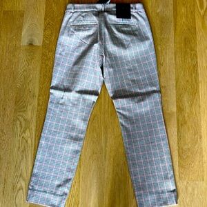 NWT Banana Republic Modern Sloan Size 6 plaid/tweed pattern pants